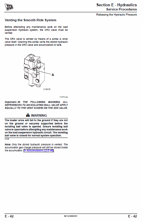 JCB 418S Wheeled Loader Shovel Service Manual