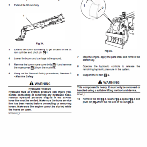 JCB TM320 Wheeled Loader Shovel Service Manual