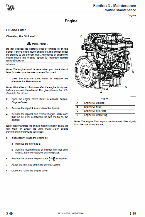 JCB 406, 407, 409 Wheeled Loader Shovel Service Manual