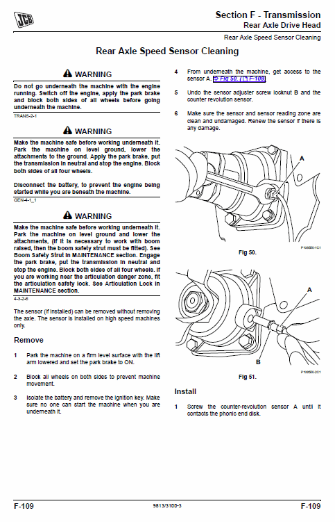 JCB 406, 407, 409 Wheeled Loader Shovel Service Manual