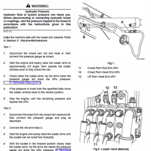 JCB 406, 407, 409 Wheeled Loader Shovel Service Manual