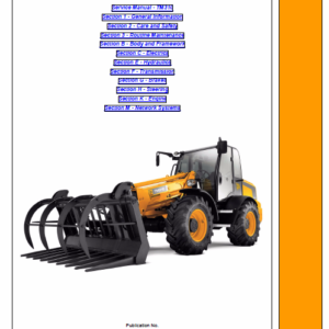 JCB TM310 Wheeled Loader Shovel Service Manual