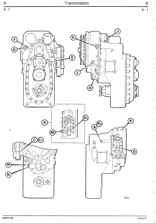 JCB 410, 412, 415, 420, 425, 430 Wheeled Loader Service Manual