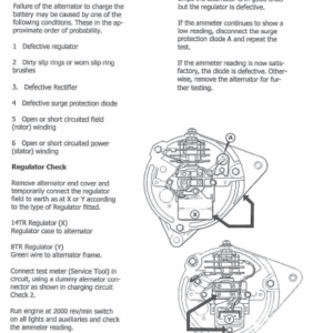 JCB 2D, 2DS, 3, 3C, 3CS, 3D, 700 Backhoe Loader Service Manual