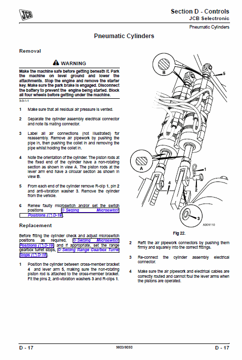 JCB 2155, 2170 Fastrac Service Manual