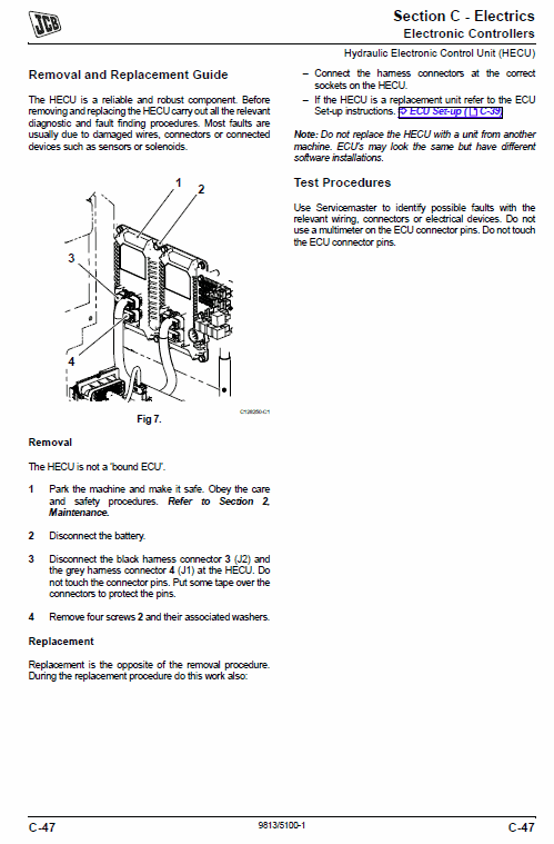 Jcb Js300, Js330, Js370 Tracked Excavator Service Manual