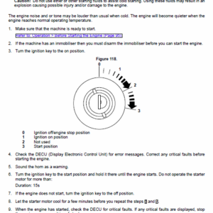 Jcb Js115, Js130, Js145, Js160, Js180, Js190 T4i Tracked Excavators Service Manual