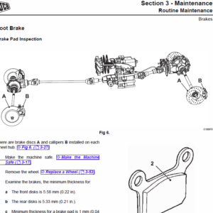 JCB 800D Workmax Utility Vehicle Service Manual