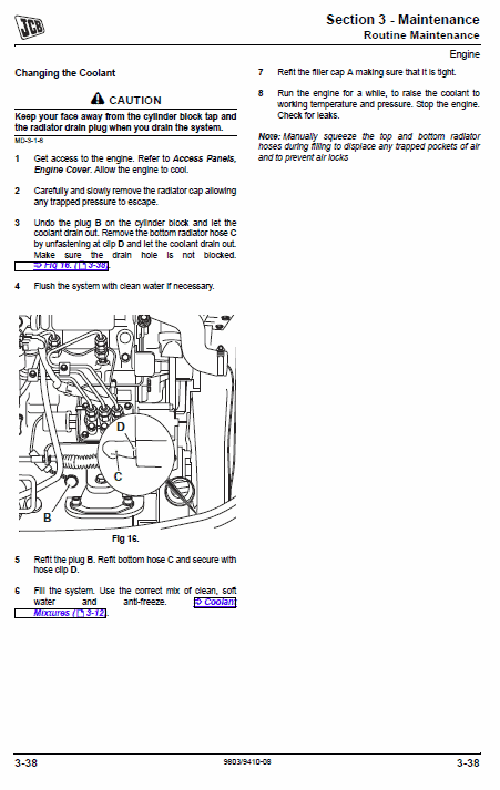 JCB 8025ZTS, 8026CTS, JS30, 8029CTS Mini Excavator Service Manual