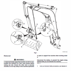 JCB 85Z-1, 86C-1 Midi Excavator Service Manual