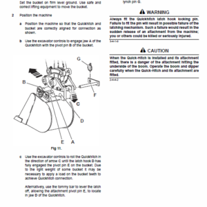 JCB 8055, 8065 Midi Excavator Service Manual