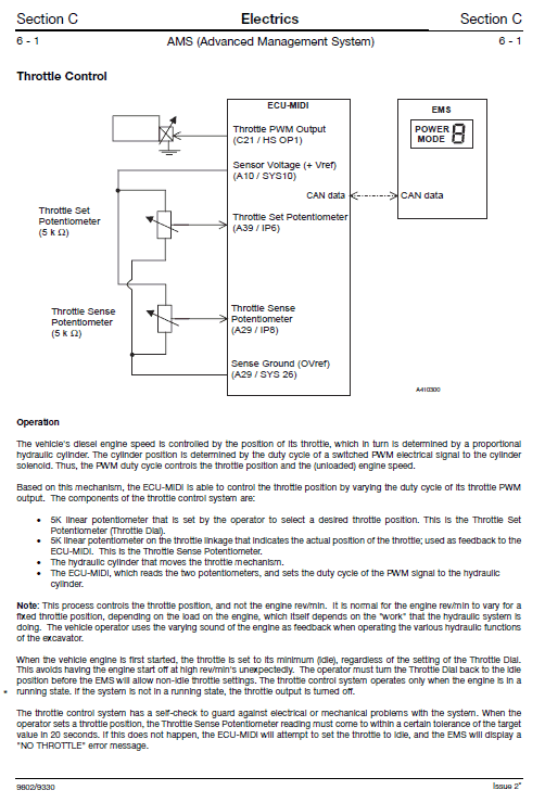 JCB 8080 Midi Excavator Service Manual