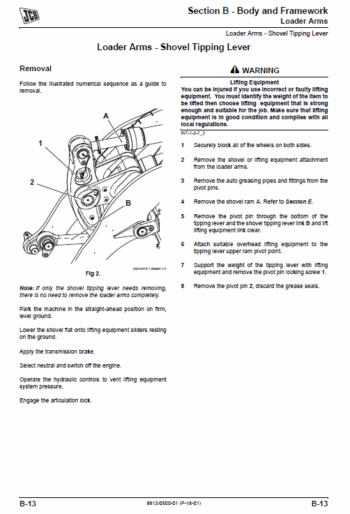 JCB 467 Wheeled Loader Shovel Service Manual