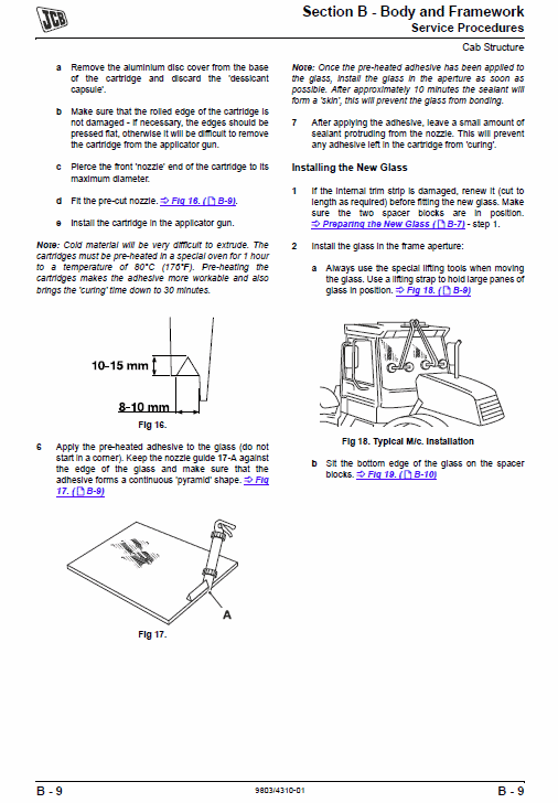 JCB 406, 409 Wheeled Loader Shovel Tier 2/3 Deutz Service Manual