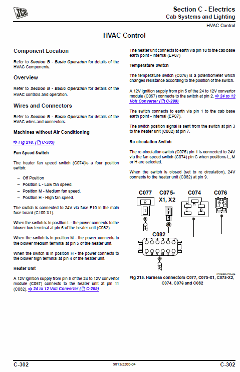 Jcb Js115, Js130, Js145, Js160, Js180, Js190 T4i Tracked Excavators Service Manual