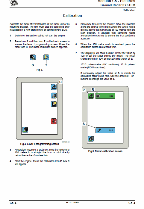 JCB 3200, 3230 Tier 4 Fastrac Service Manual