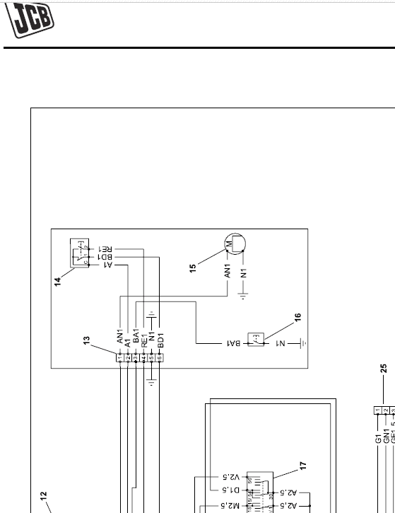 JCB FM25 Mower Service Manual