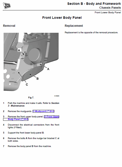 JCB 800D Workmax Utility Vehicle Service Manual