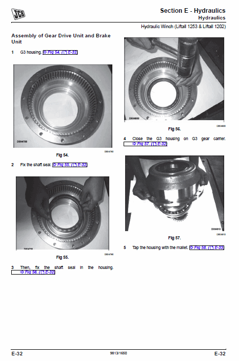 JCB 1253, 1202, 1553, 1554 Liftall Service Manual