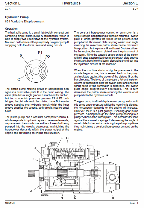 JCB 802-7, 803, 804 Plus & Super Mini Excavator Service Manual