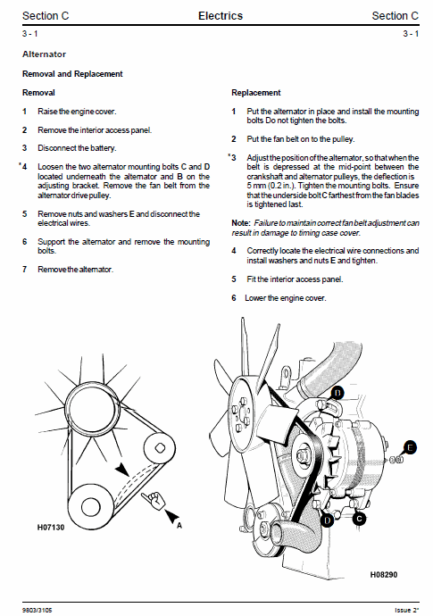 JCB 8013, 8015, 8017, 8018 Mini Excavator Service Manual