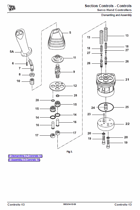 JCB 8025ZTS, 8026CTS, JS30, 8029CTS Mini Excavator Service Manual