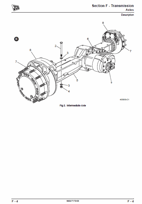 JCB 722 Articulated Dump Truck Service Manual