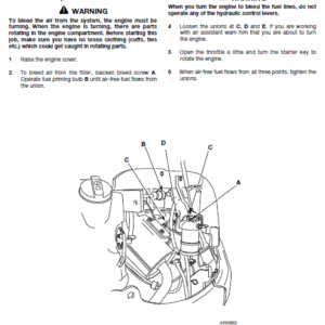 JCB 8027Z, 8032Z Mini Excavator Service Manual