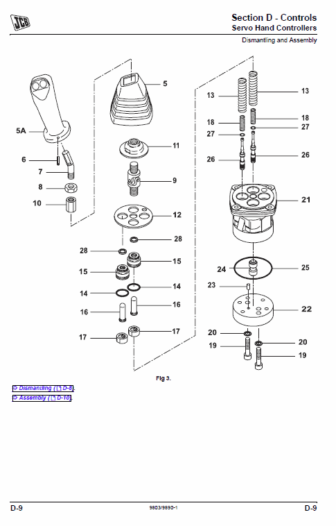 JCB 8055, 8065 Midi Excavator Service Manual