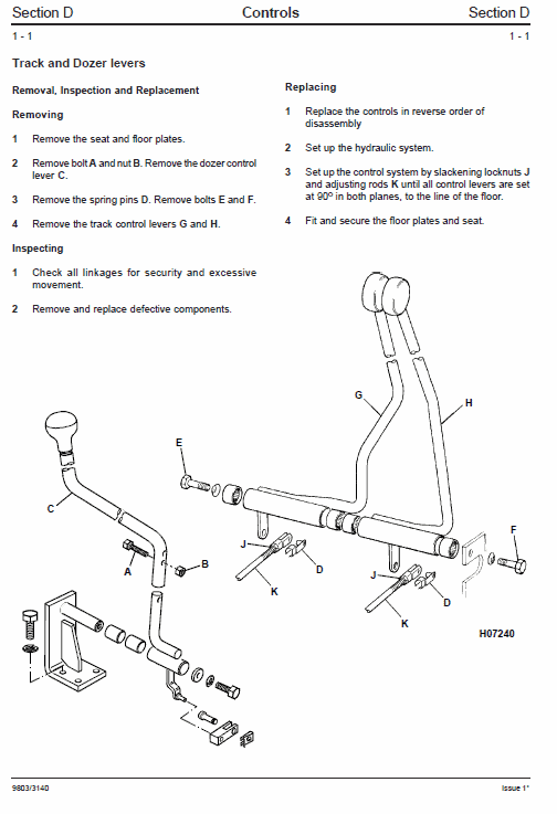 JCB 802, 802.4, 802 Super Mini Excavator Manual