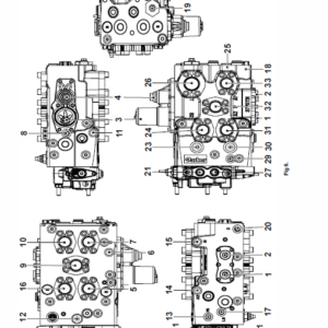 JCB 412S, 414S, 416S Wheeled Loader Shovel Service Manual