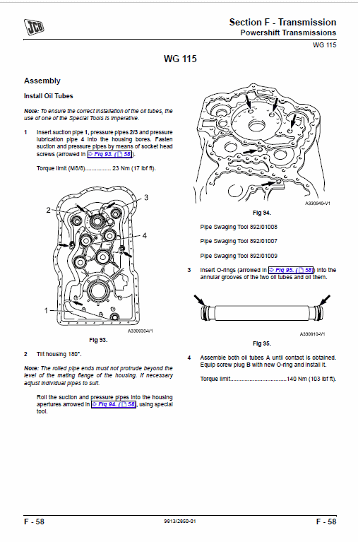 JCB 411, 413S, 417 Wheeled Loader Shovel Service Manual