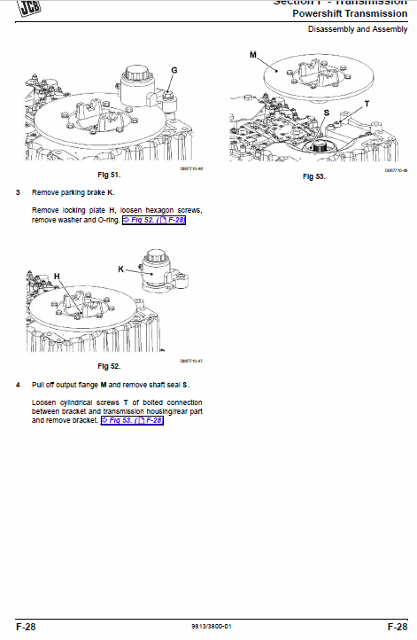 JCB 422ZX Wheeled Loader Shovel Service Manual