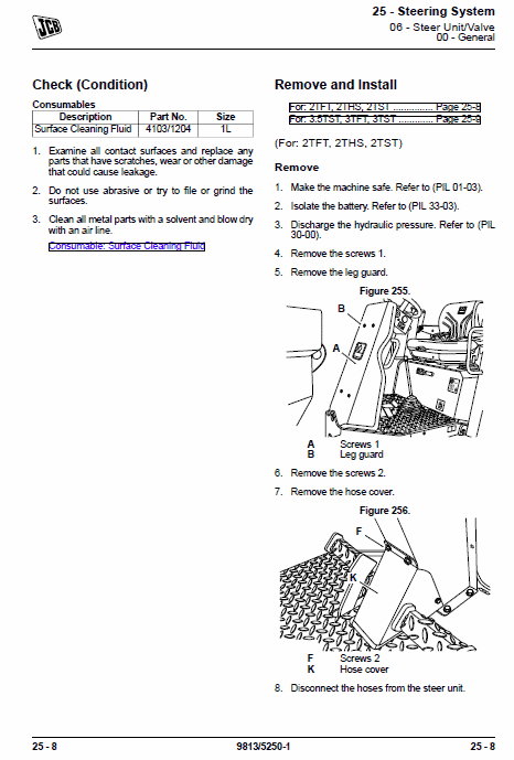 Jcb 2tft, 2ths, 2tst, 3.5tst, 3tft, 3tst Site Dumper Thwaites Service Manual