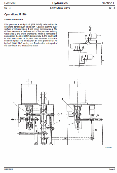 Jcb Js130, Js160 Tracked Excavator Service Manual