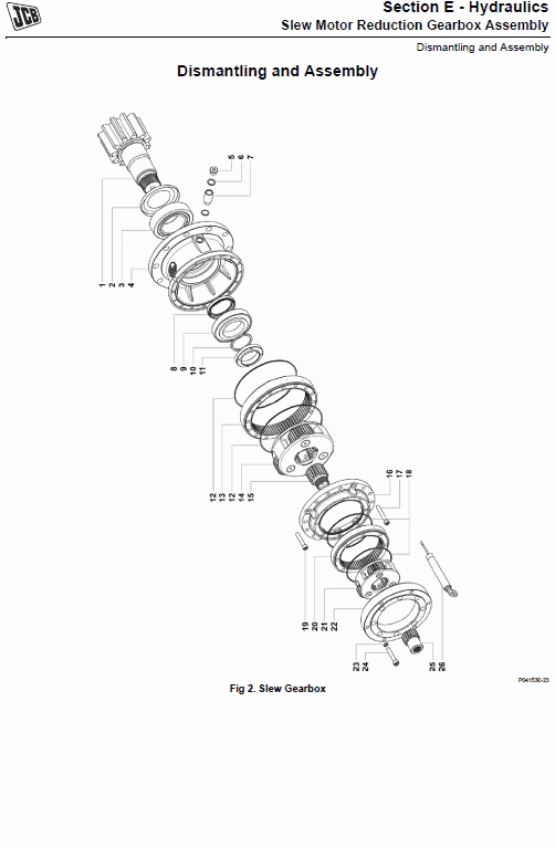 Jcb Js81 Tracked Excavator Service Manual