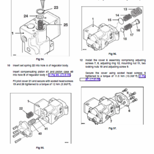 Jcb Js120 Tracked Excavator Service Manual