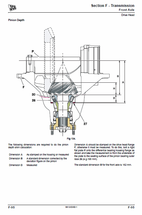 JCB 8280, 8310 Fastrac Service Manual