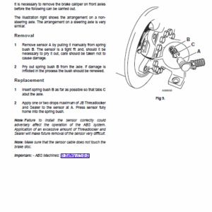 JCB 7000 Series Fastrac Service Manual