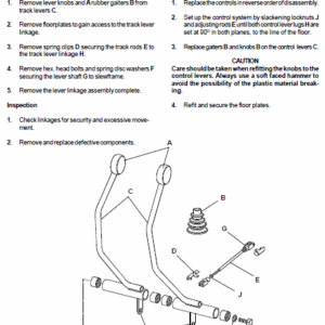 JCB 8013, 8015, 8017, 8018 Mini Excavator Service Manual