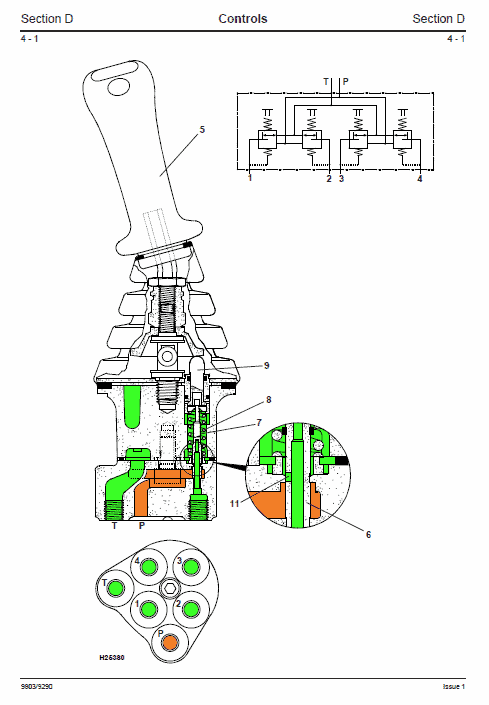 JCB 8052, 8060 Mini Excavator Service Manual