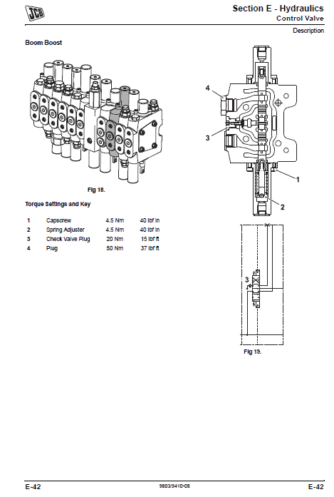 JCB 8025ZTS, 8026CTS, JS30, 8029CTS Mini Excavator Service Manual