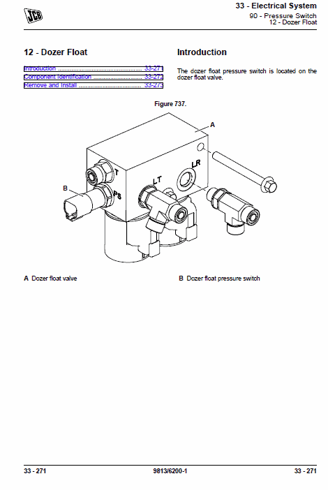 JCB 48Z-1, 51R-1 Mini Digger Excavator Service Manual