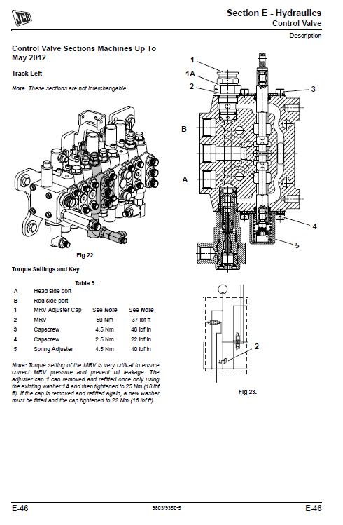 JCB 8014, 8016, 8018, 8020 Mini Excavator Service Manual