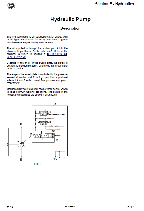 JCB 8055, 8065 Midi Excavator Service Manual