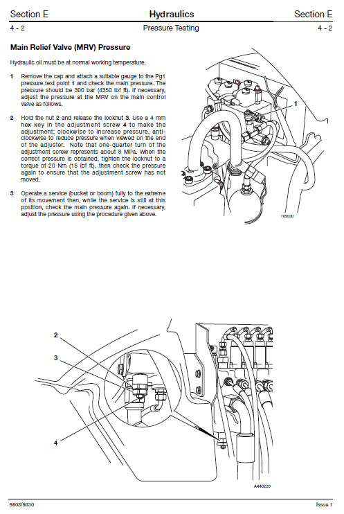 JCB 8080 Midi Excavator Service Manual