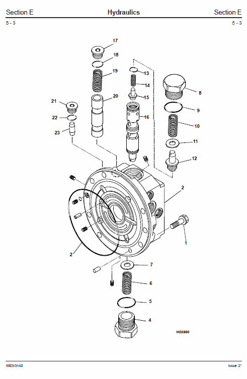 JCB 802, 802.4, 802 Super Mini Excavator Manual