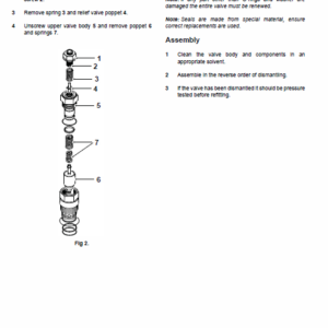 JCB 8061 Mini Excavator Service Manual