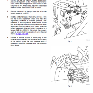 JCB 8085 Midi Excavator Service Manual