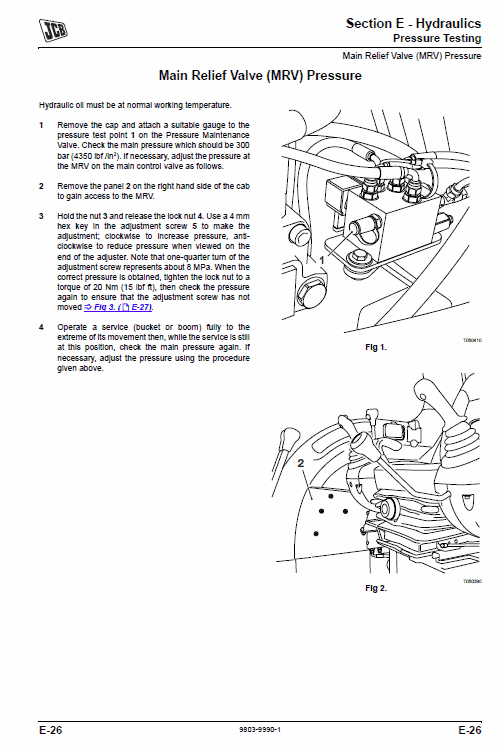 JCB 8085 Midi Excavator Service Manual